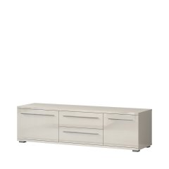Televizní stolek PIANO TV165-2K2F/PN béžová lesk Televizní stolek PIANO TV165-2K2F/PN béžová lesk