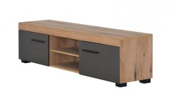TV komoda BARCELONA - dub artisan/šedá