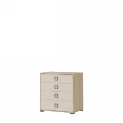 KOMODA 4F KIKI - F4 - buk/písek