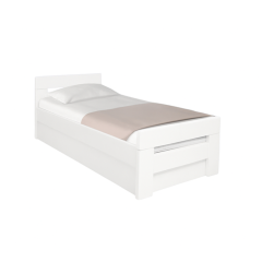 Postel z masivu K2 BOX 90 buk natural s matrací ELASTIK - SET