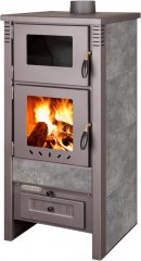 PRO-TERMO Krbová kamna TAURUS CERAMIC - šedá