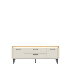 TV komoda AIR - TV175-2K2F/AI - Pepper bílá lak mat