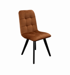 Jídelní židle RIVA - orange/black