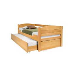 Postel z masivu K1 SOFA 90 PLNÁ PLUS - buk