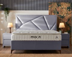 Čalouněná postel MOON - šedá