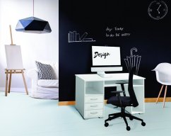 PC stůl ANA 3F - bílý