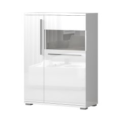 Vitrína PIANO V90-2KSV/PN bílá lesk Vitrína PIANO V90-2KSV/PN bílá lesk