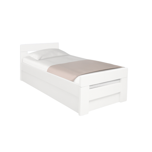 Postel z masivu K2 BOX 90 buk natural  s matrací ELASTIK - SET