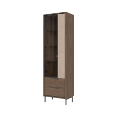 Vitrína V60-2K2F/LF - 59x202x40 cm