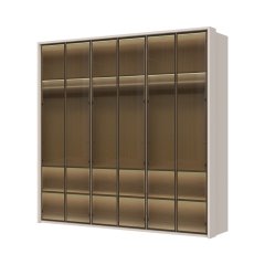 Sestava skříní s rámem prosklená OPERA - P5A-5AL/OP - Cashmere lak mat