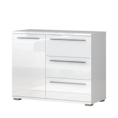 Komoda PIANO - K13/PN bílá lesk