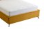 Čalouněná postel CESTO - žlutá - Rozměr: 160 × 200 cm