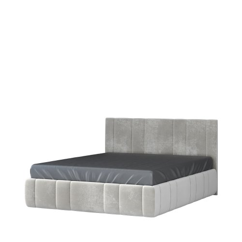 Postel INVICTUS KR180-IC - bílá lesk/ořech pacific