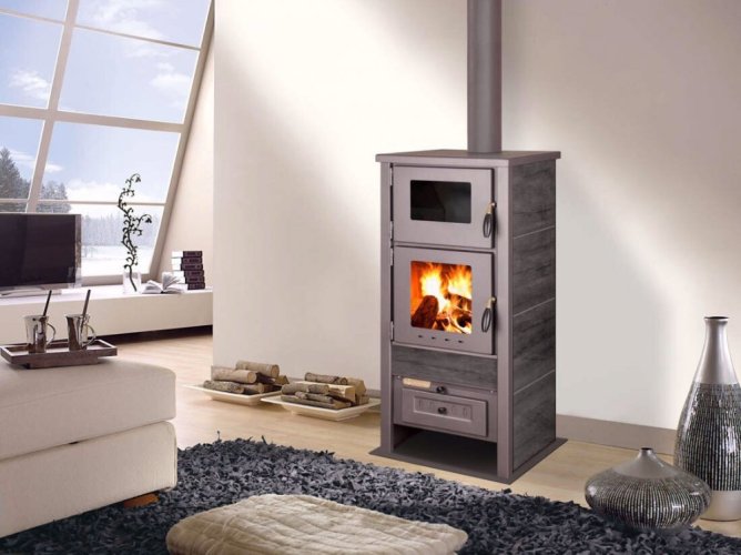 PRO-TERMO Krbová kamna TAURUS CERAMIC - černá