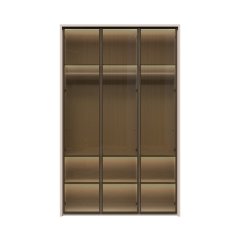 Sestava skříní s rámem prosklená OPERA - P3A-3AL/OP - Cashmere lak mat