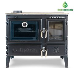 Sporák na tuhá paliva GURMET L - černý