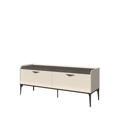 TV komoda SOFFY - TV167-2F/SF - Pepper bílá lak mat