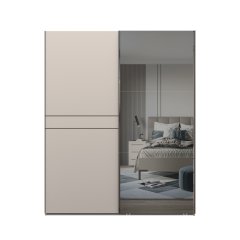 Skříň se zrcadlem OPERA - PK181-OG/OP - Cashmere lak mat