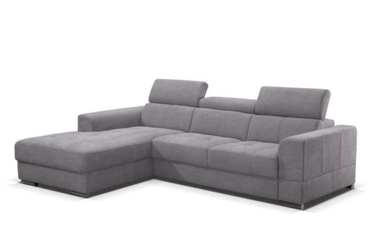 Rohová sedací souprava BRISEL - šedá