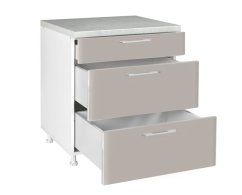 Spodní skříňka IN MDF D 80 3F B - cashmere lesk