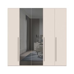 Sestava skříní se zrcadly OPERA - P5-2OG/OP - Cashmere lak mat