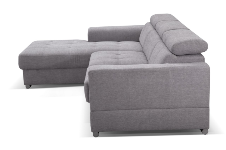 Rohová sedací souprava BRISEL - šedá