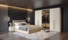 Sestava skříní OPERA - P3/OP - Cashmere lak mat