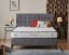 Čalouněná postel COMFORT PLUS s matrací - šedá