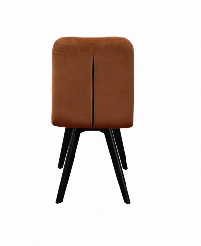Jídelní židle RIVA - orange/black