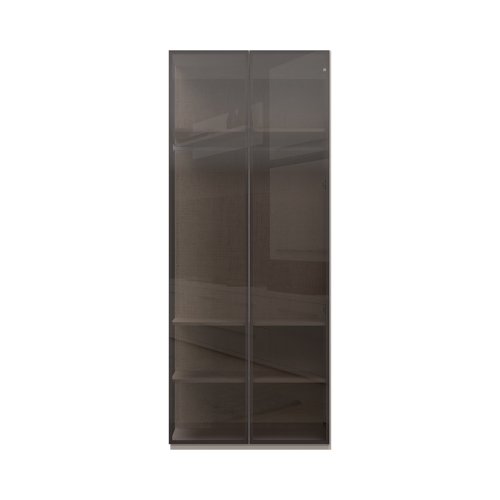 Přídavná skříň prosklená OPERA - DP2-2AL/OP - Cashmere lak mat