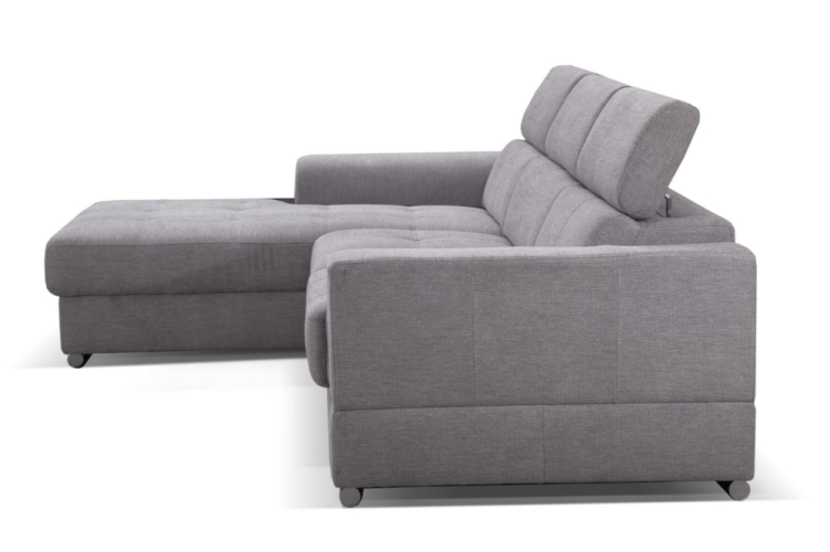 Rohová sedací souprava BRISEL - šedá