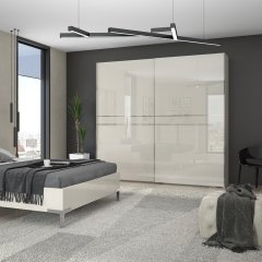 Skříň PIANO - PK231/PN béžová lesk