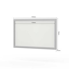 Zrcadlo TARA - OG125 - grafit/pacific ořech