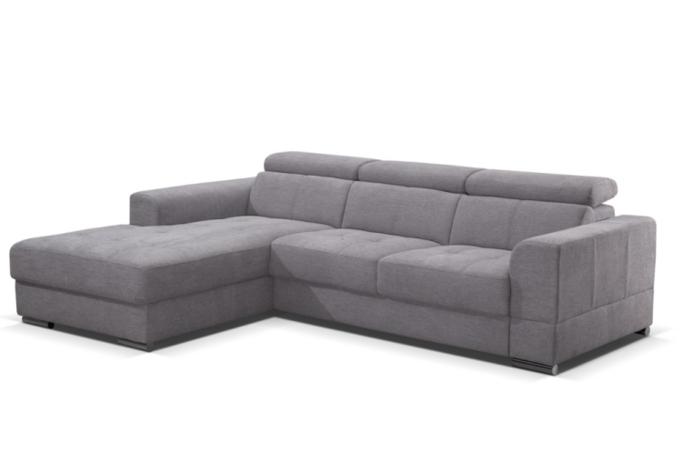 Rohová sedací souprava BRISEL - šedá