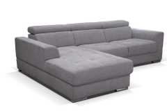 Rohová sedací souprava BRISEL - šedá