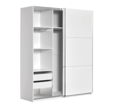 Skříň AP 180 EL - bílá lesk
