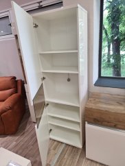 Vitrína PIANO V60XV-1KS/PN béžová lesk