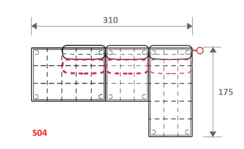 Tahiti - Sedací souprava S03/S04