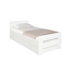 Postel z masivu K2 BOX 90 buk natural  s matrací ELASTIK - SET