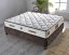 Čalouněná postel BAMBOO s matrací - hnědá
