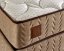 Čalouněná postel CASHMERE s matrací - šedobéžová