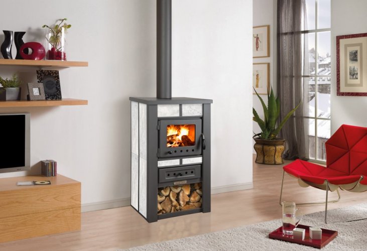 PRO-TERMO Krbová kamna ALPINA CERAMIC - šedá