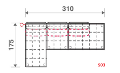 Tahiti - Sedací souprava S03/S04