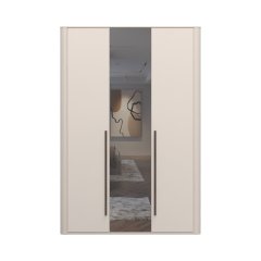 Skříň se zrcadlem RONDO - P3-1OG/RO - Cashmere lak mat