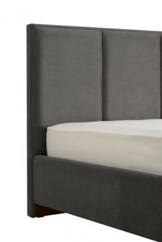 Čalouněná postel CESTO - šedá - Rozměr: 180 × 200 cm
