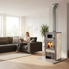PRO-TERMO Krbová kamna TAURUS CERAMIC - béžová