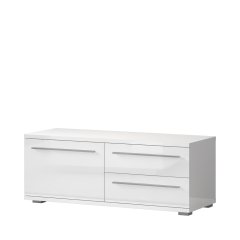 Televizní stolek PIANO TV120-1K2F/PN bílá lesk Televizní stolek PIANO TV120-1K2F/PN bílá lesk