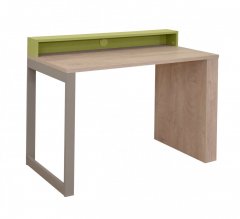 Dětský pracovní stůl KINDER  - dub premium/zelená