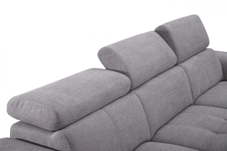 Rohová sedací souprava BRISEL - šedá