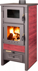 Krbová kamna TAURUS CERAMIC - červená